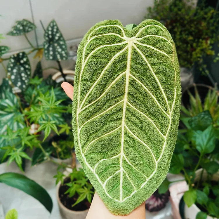 1PC Hot Plant Hand Towel Cleaning Towel Absorbent Handkerchief Hanging Thickened Kitchen Towel Bathroom Kitchen Accessories Khamik Shop Online
