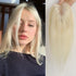 Brown Mixed Blonde Human Hair Toppers Middle Part 100% Remy Human Hair Straight Lace Base Clip in Hairpieces for Women Loss Hair Khamik Shop Online
