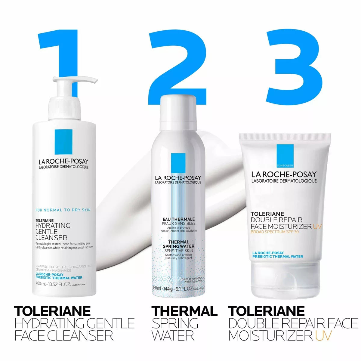 La Roche Posay Toleriane Face Moisturizer Sunscreen with Ceramide and Niacinamide - SPF 30