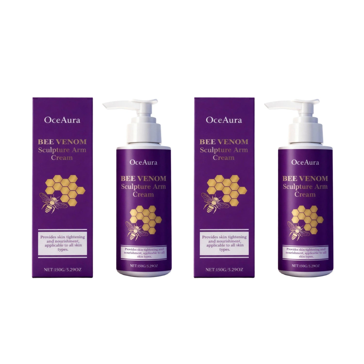 Bee Venom Sculpture Arm Cream Firming Anti-Sagging Arm Lotion Deep Hydrate Rough Dry Arm Skin Body Sculpting Massage Cream Khamik Shop Online