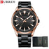 CURREN Classic Simple Stainless Steel Quartz Wristwatches Fashion Brand Men&