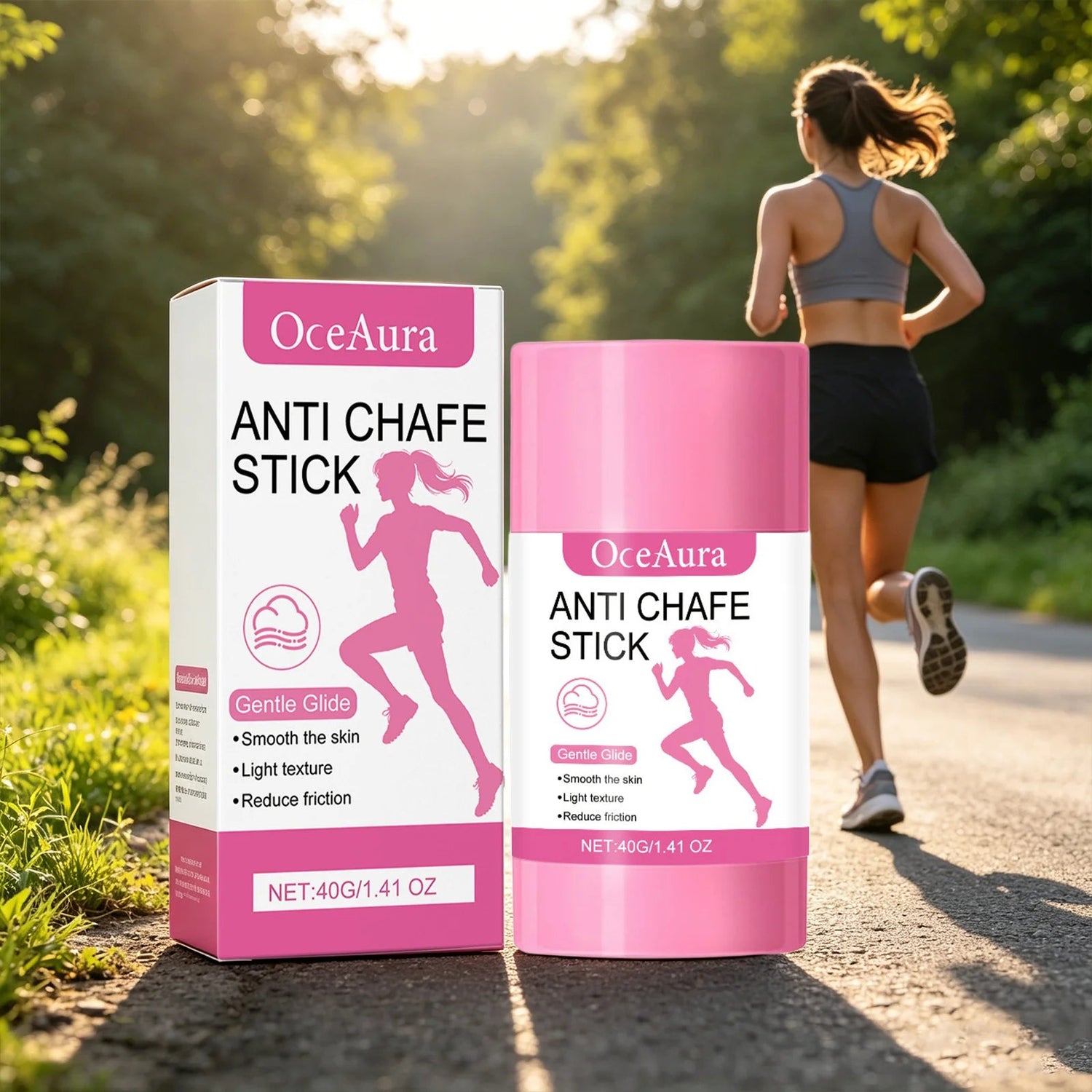 OceAura Anti Chafe Stick for Sports & Daily Use Sweat Resistant Anti Chafing Moisturizing Thigh Underarm Chafing Relief Stick Khamik Shop Online