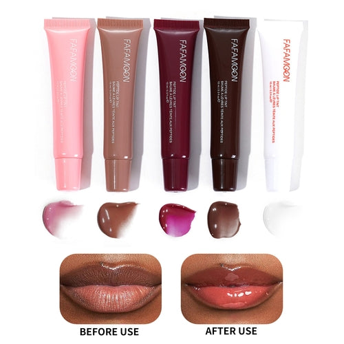 Glossy Lip Glaze Waterproof Long Lasting Lip Gloss Glossy Mirror Tea Periwinkle Abderus