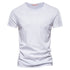 100% Cotton Men T-shirt Casual Soft Fitness Summer Thin T-shirts Men&