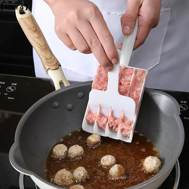 Creative Plastic Meatball Mak Set Fried Fish Beef Meat Making Balls Mold Spoon Meat Tools Kitchen Gadgets Cooking Accessories[J] Khamik Shop Online