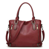 European and American Style Classic Messenger Bag For Women Maroon Asteria