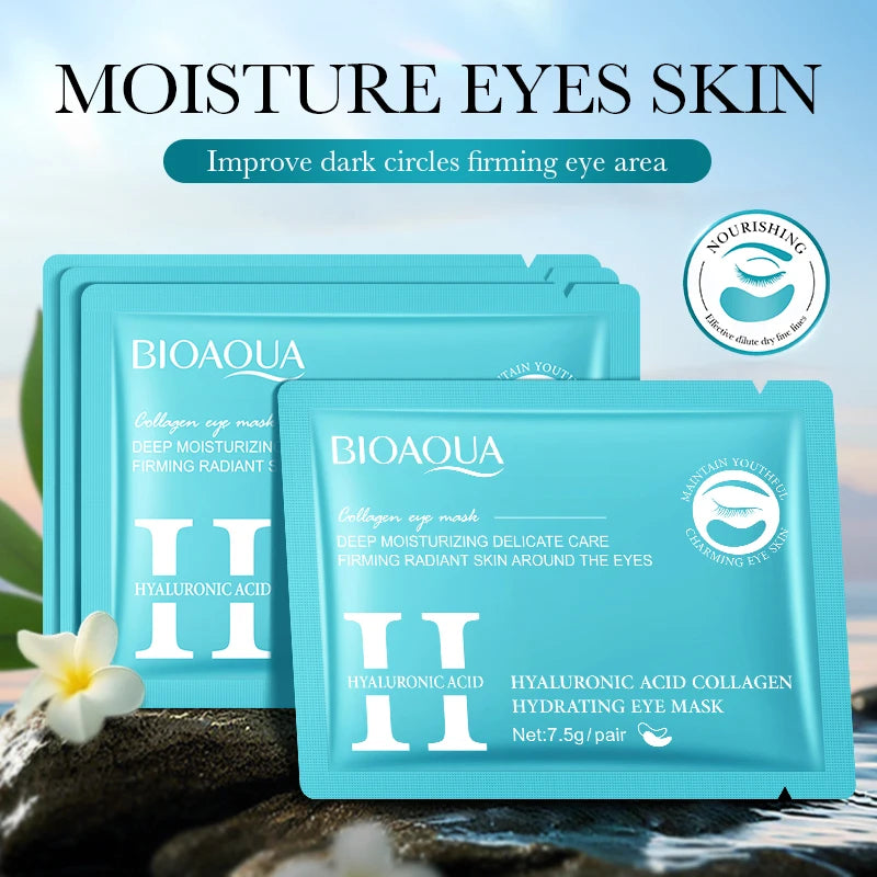 BIOAQUA Retinol Crystal Collagen Eye Mask anti Dark Circles Anti-Wrinkles Moisturizing Anti-Aging Eye Patches Skin Care