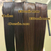 Straight Long Ponytail Extensions 22inch Natural Black Wrap Around Synthetic Hair Piece Pony Tail Hair Hairpieces for Women Girl Khamik Shop Online