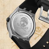 MARK FAIRWHALE Watches for Men 5040 Resin Case Trend Rotating Pirate Dial Silicone Strap Waterproof Quartz Wristwatches Gift Box Khamik Shop Online