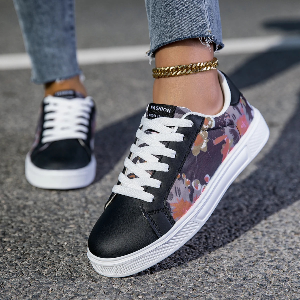 MAEDEF Shoes for Women Men Vulcanized Shoes Flats Comfortable Walking Sneakers Women Walking Skateboard Shoes Man Sports Shoes Khamik Shop Online