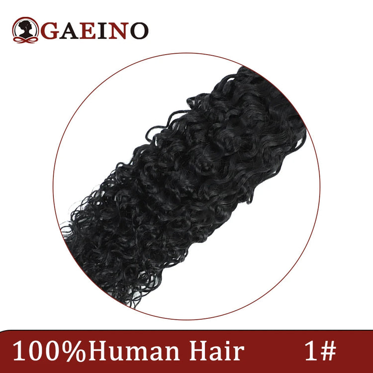 Water Wave Tape in Human Hair Extension Brazilian Hair Skin Weft Tape in Curly Human Hair 20 Pcs/Set Black Brown Blonde Color Khamik Shop Online