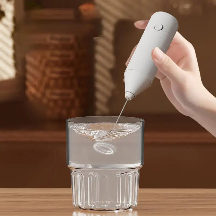 Milk Wireless Foamer Coffee Whisk Mixer Electric Blender Egg Beater Mini Frother Handle Stirrer Cappuccino Maker Cooking Tools Khamik Shop Online