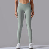 Crossover Waist Yoga Pants Women Hips Lifting Gym Leggings Seamless Sport Pants High Waist Fitness Leggings Workout Sportswear Khamik Shop Online