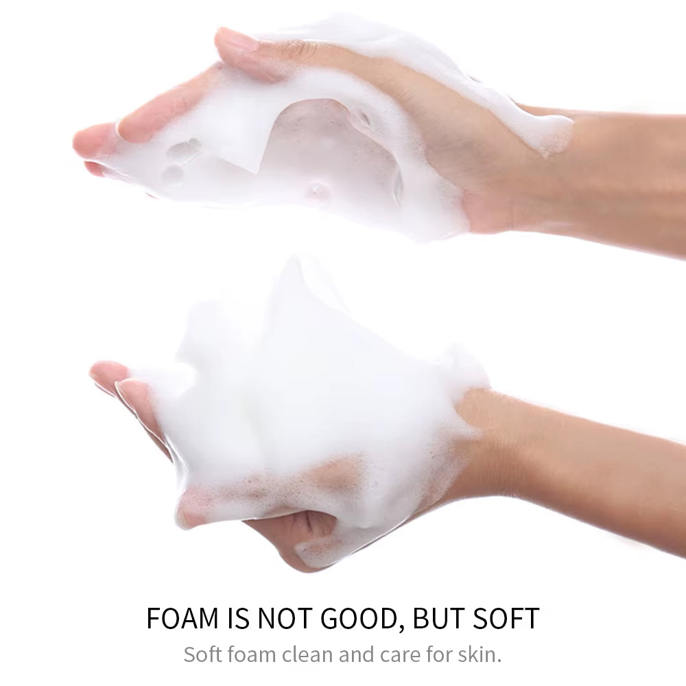 BIOAQUA Rice Raw Pulp Facial Cleanser Face Wash Foam Skincare Moisturizing Skin Brightening Rejuvenation Face Cleanser Skin Care