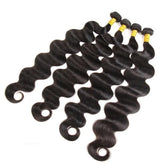 BeuMax 10A Grade 3/4 Body Wave Bundles with 2x6 Closure Brazilian Hair Cerise Alfie