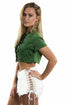 Bandage Shorts Womens Cotton Shorts Summer Pants Fashion Sexy Jeans Blue Charlie