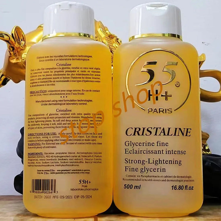 Glycerine Body Moisturizer for Glowing Skin – 55H+ CRISTALINE Body Lotion, Hydrating Smoothing Oil, Fine Eclaircissant Body Car Khamik Shop Online