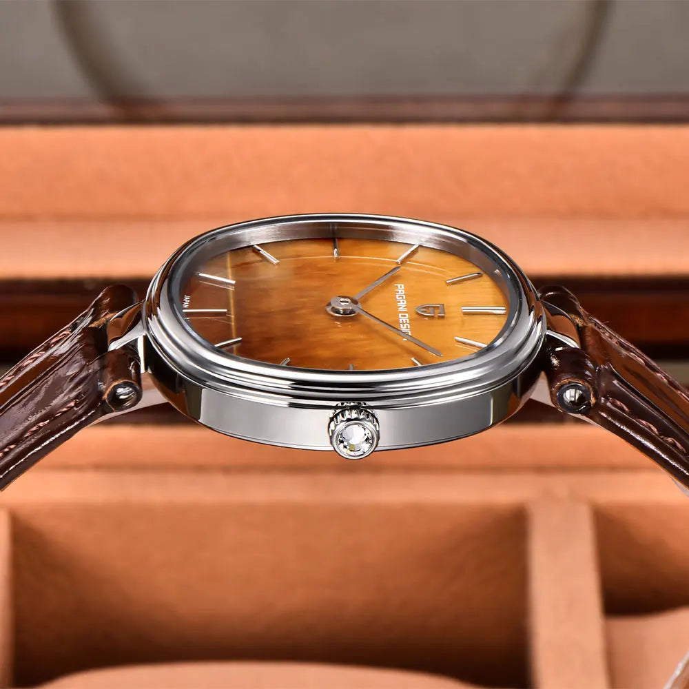 PAGANI DESIGN 2026 New Quartz Watch Top Brand Waterproof Watch Sapphire Glass Classic Leather 32mm Women Wristwatch Gift Watches Khamik Shop Online