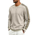 Men Lightweight Pineapple Grid Sweatshirt, Crew Neck Loose Breathable Casual Sport Top For Spring Autumn Amazon EU US Khamik Shop Online