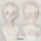 10-Inch Short Straight Hair Suitable For Both Men And Women, Cosplay Synthetic Hair Anime Role-Play Halloween Party Upturned Wig Khamik Shop Online