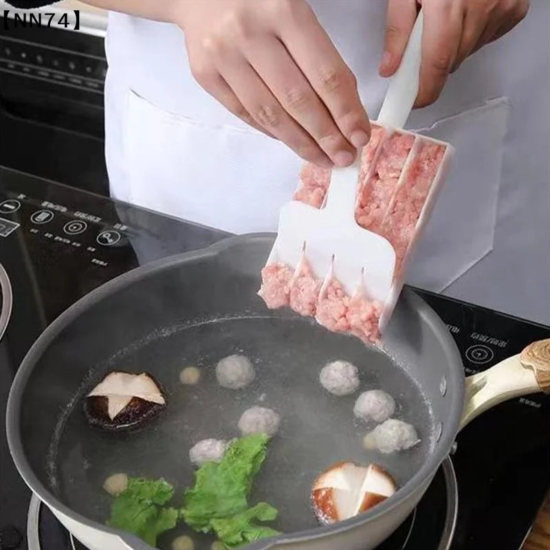 Creative Plastic Meatball Mak Set Fried Fish Beef Meat Making Balls Mold Spoon Meat Tools Kitchen Gadgets Cooking Accessories[J] Khamik Shop Online