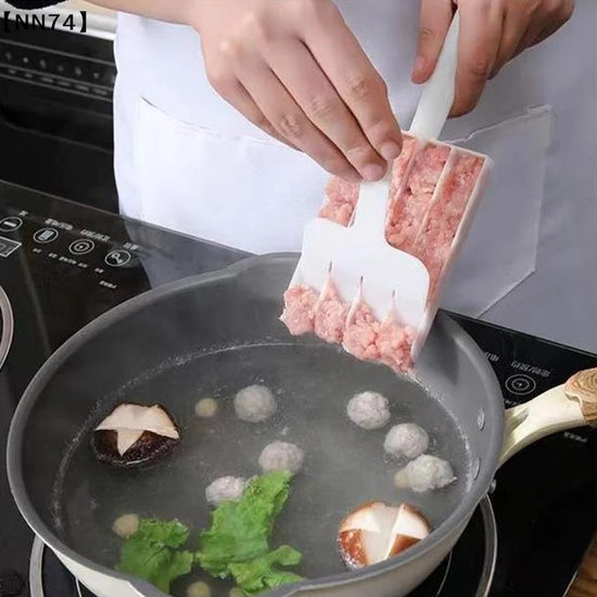 Creative Plastic Meatball Mak Set Fried Fish Beef Meat Making Balls Mold Spoon Meat Tools Kitchen Gadgets Cooking Accessories[J] Khamik Shop Online