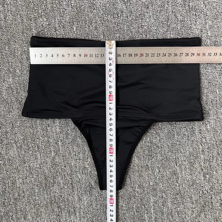 Women Big Elastic High Waist Panties Briefs Black-T Breathable Briefs Intimates Shapewear Panties Erotic Lingerie Slim Thongs Khamik Shop Online