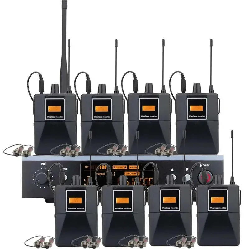 Professional Grade Stage Wireless In Ear Monitoring System With UHF mono mono Frequency,For Stage/Band/Drummer/Small Concert ﻿ Khamik Shop Online