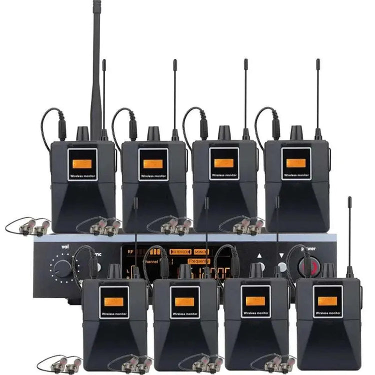 Professional Grade Stage Wireless In Ear Monitoring System With UHF mono mono Frequency,For Stage/Band/Drummer/Small Concert ﻿ Khamik Shop Online