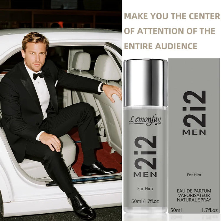 Lemonfay 2i2 Men Eau de Parfum - 50ml Natural Spray Long-Lasting Fragrance for Him, Daily Use Cologne Khamik Shop Online