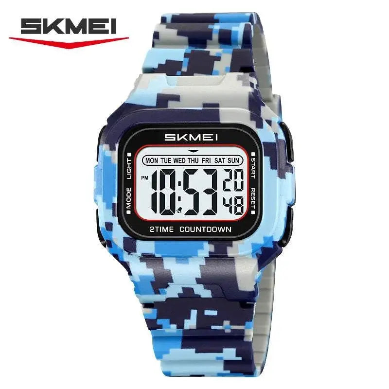 SKMEI 2343 Military Digital Watch Sports Shockproof Waterproof Multi Functional Men&