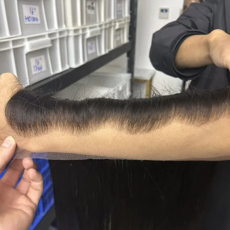 Human Hair 13x6 Lace Frontal Pre Plucked with Baby Hair 150% Density 10-22&