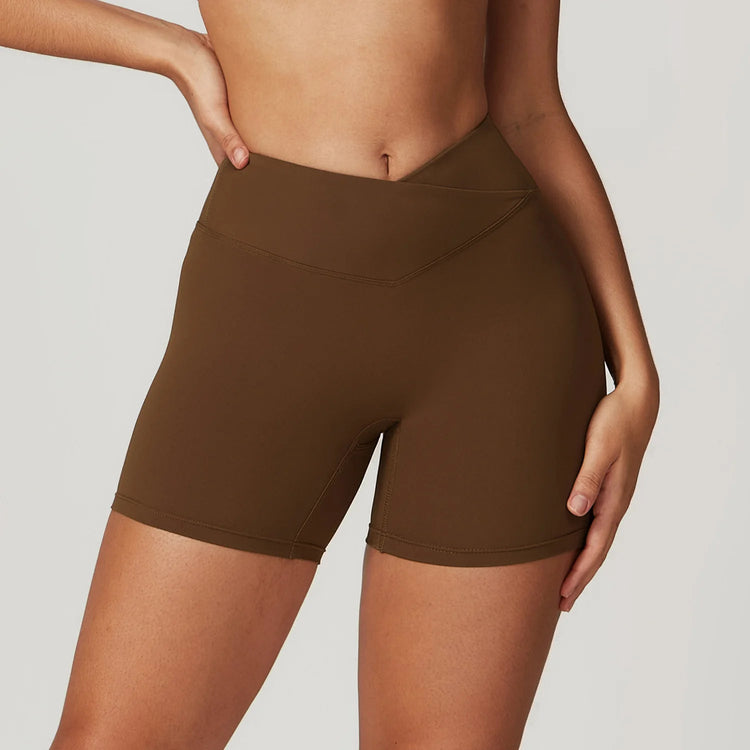 Yoga Shorts Women High Waist Workout Shorts Fitness Yoga Tights Lift Butt Fitness Ladies Yoga Gym Running Short Pants Sportswear Khamik Shop Online