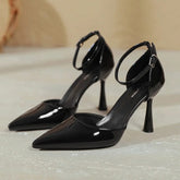 New Lady Shoes Ladies Summer Dress Shoes  Patent Leather Sexy Heel Sandals Buckle Female Footwear Lady Sandals Lady Sandals S034 Khamik Shop Online