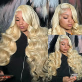 13x6 Body Wave Transparent HD 30 46 Inch 613 Honey Blonde Lace Frontal Human Hair Wig 200 Density Brazilian 13x4 Lace Front Wig Khamik Shop Online
