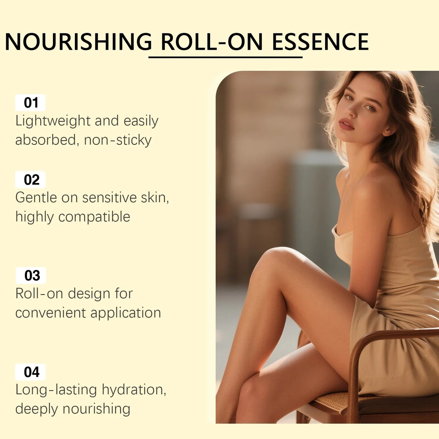 OceAura 50ml Rose Rolling Beads Moisturizing Oil Cooling Refreshing Hydrating Skin Care Fragrance Oil For Dry Skin Khamik Shop Online