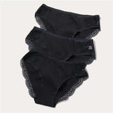 3PCS/Set 6 Color Women Panties Cotton Lace Briefs Solid Color for Female Striped Sexy Cotton Underwear Lingerie Low Waist Flower Khamik Shop Online