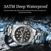 POEDAGAR Trendy Sport Man Watch Luminous Waterproof Stainless Steel Date Men Wristwatch Luxury Business Men&