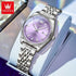 OLEVS New 3703 Watches Woman Elegant Quartz Watch Waterproof Luminous Stainless Steel Date Watches Woman Bracelet Gifts Box Khamik Shop Online