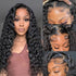 100% Human Hair Water Wave 13X6 Lace Front Wigs Pre Plucked 200 Density Deep Part Curly Wig For Woman 5X5 Wavy HD Closure Wig 32 Khamik Shop Online