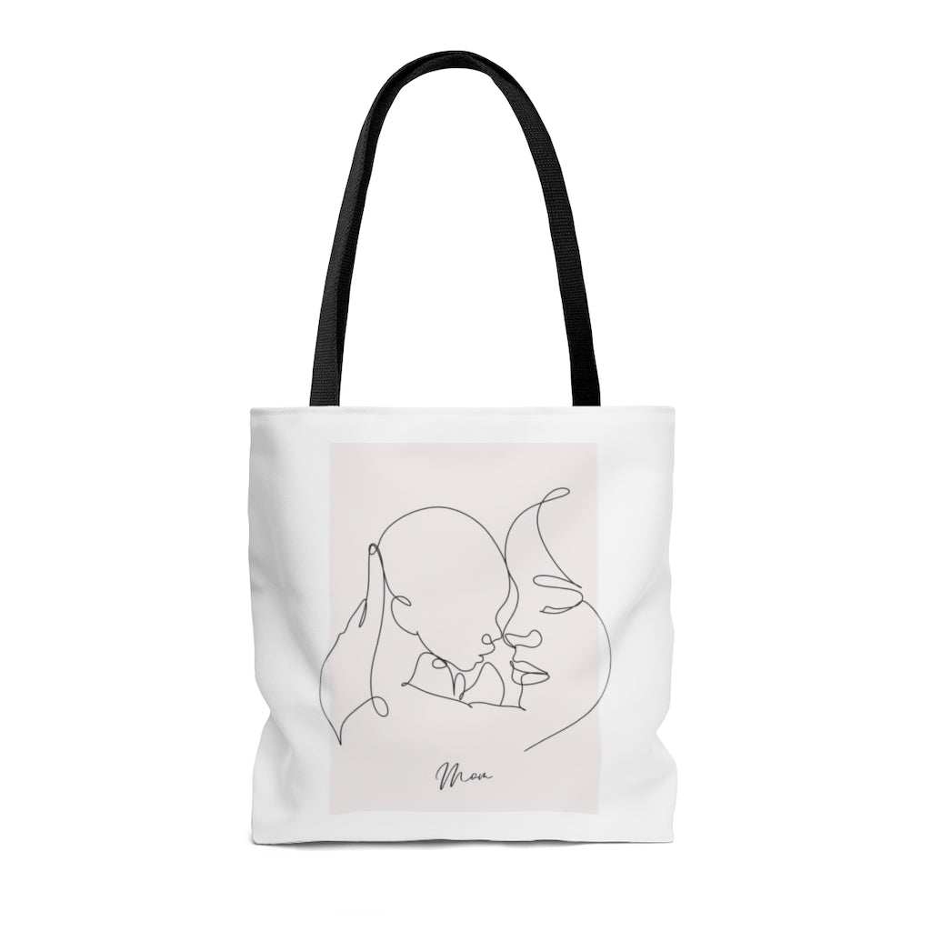 Mom and I Shopper Tote Bag Medium Yellow Pandora