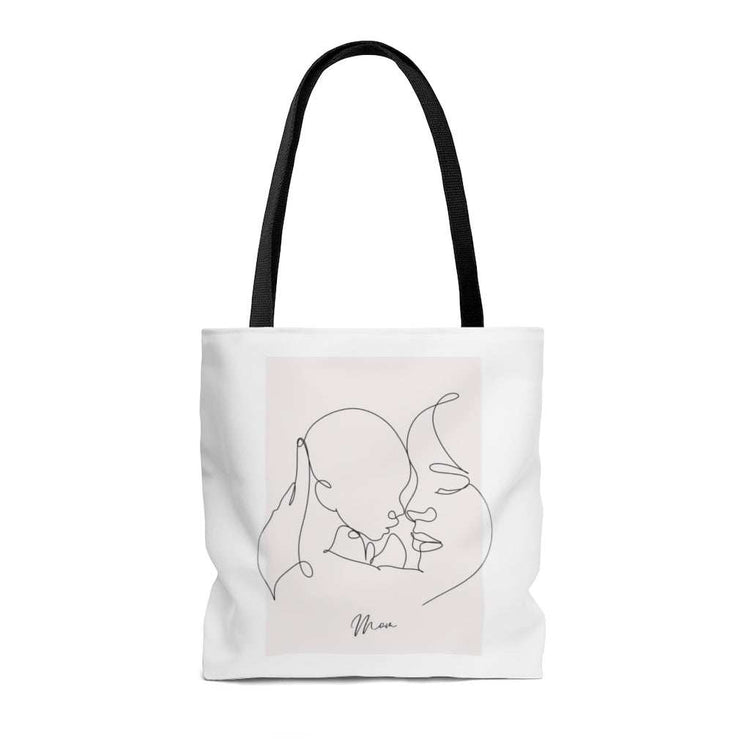 Mom and I Shopper Tote Bag Medium Yellow Pandora