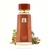 Liquid Brun Eau de Parfum Spray by Fragrance World French Avenue 3.4 Oz for Men - Warm Spicy & Woody Scent with Bourbon Vanilla & Musk Notes Khamik Shop Online