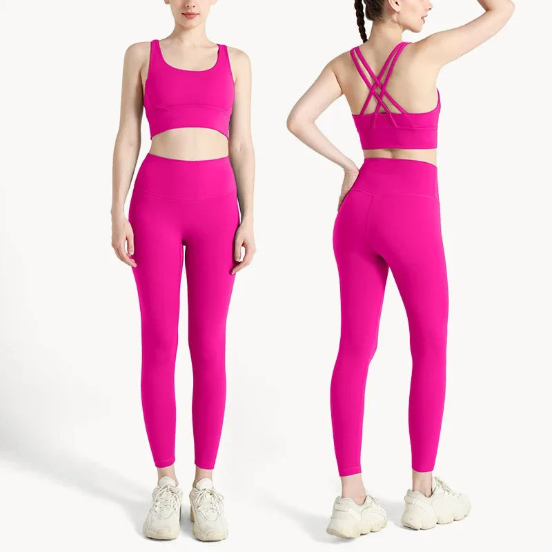 Summer New 2 Piece Yoga Clothes  Women&