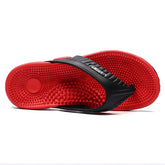 Massage Flip Flops for Men Summer Breathable Beach Shoes Sandals Men Luxury Flip Flops Breathable Plus Big Size Men Slippers 46 Khamik Shop Online