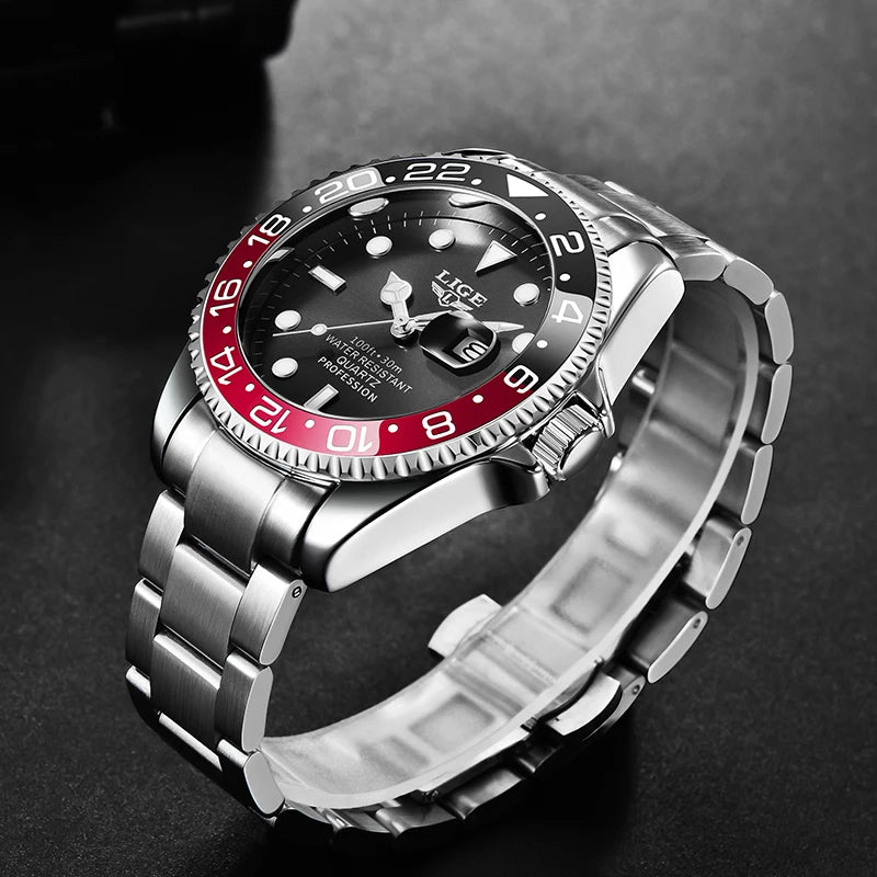 Fashion Quartz Watch for Men Date Clock Sports Waterproof Watches Men Luminous Wrist Watch Luxury Relogio Masculino +Box
