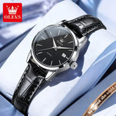 OLEVS 6898 Women Watch Original Quartz Watches Waterproof Luminous Date Watch Bracelet Set Ladies&