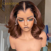 Lagos Hairline Wig 1b4 Ombre Colored 13x4 Invisible Lace Frontal Wig Loose Deep Wave Human Hair Wigs Preplucked For Woman Khamik Shop Online