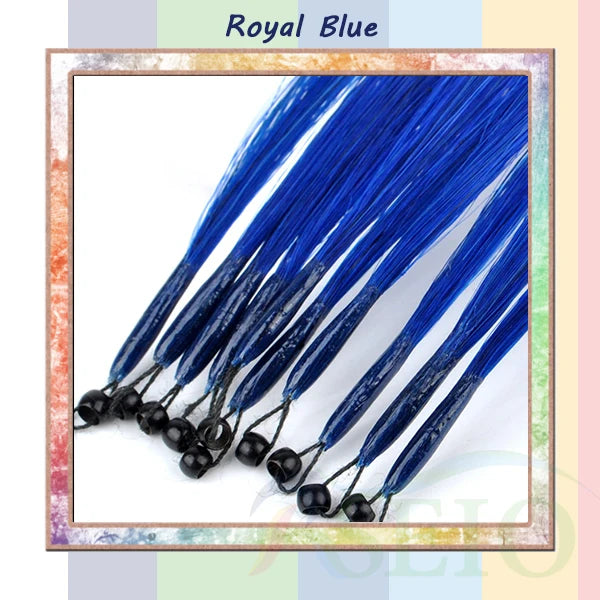 RESIO Color  8D Tip Hair Extensions 100% Real Human Hair Microbeads Extensions Color Purple Blue Pink Gray 18-20inch 0.5g/Strand Khamik Shop Online