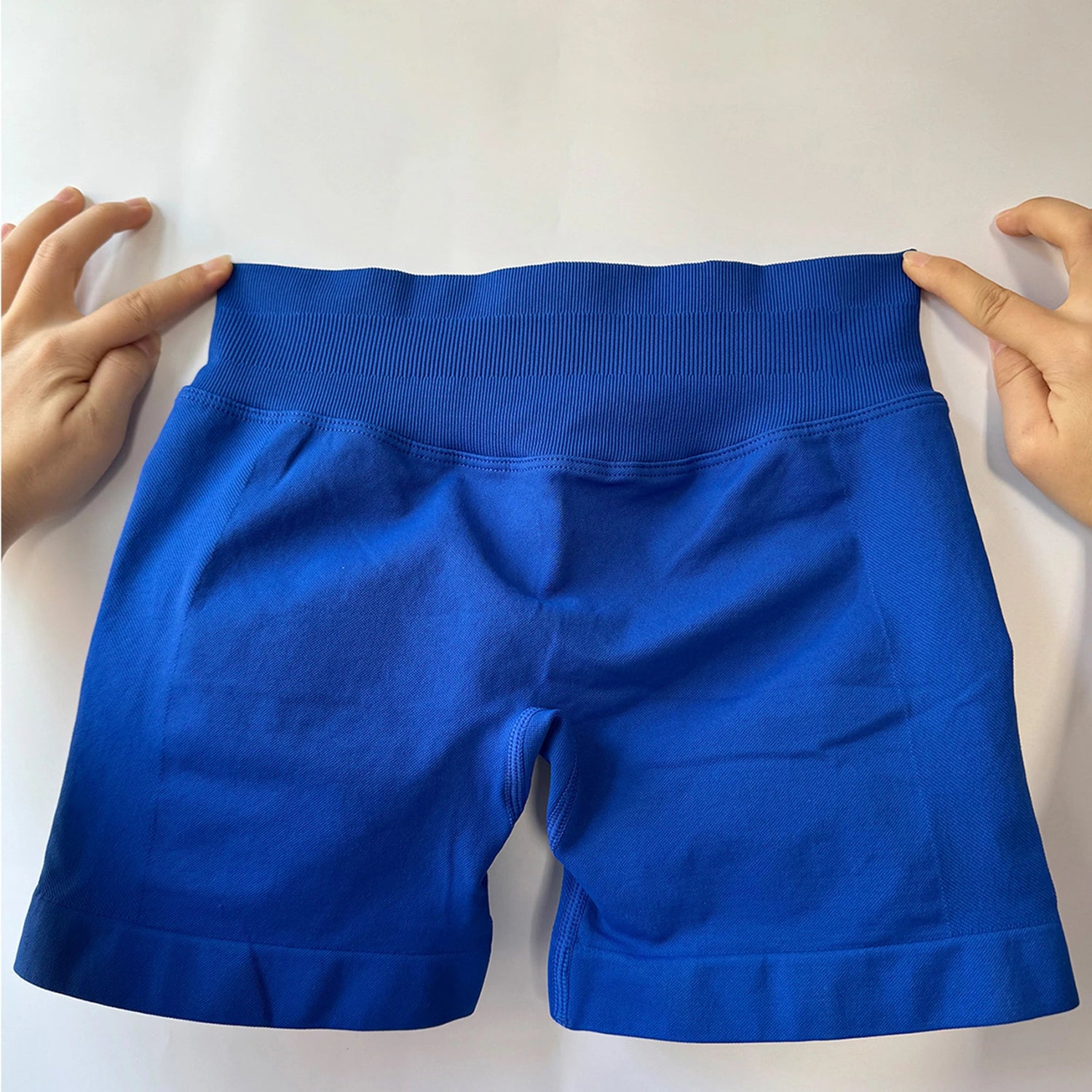 AURA SHARK Shorts 4.5" Women Fitness Sports Biker Shorts Low Ribbed Band Gym Workout Scrunch Butt Yoga Seamless Leggings Khamik Shop Online